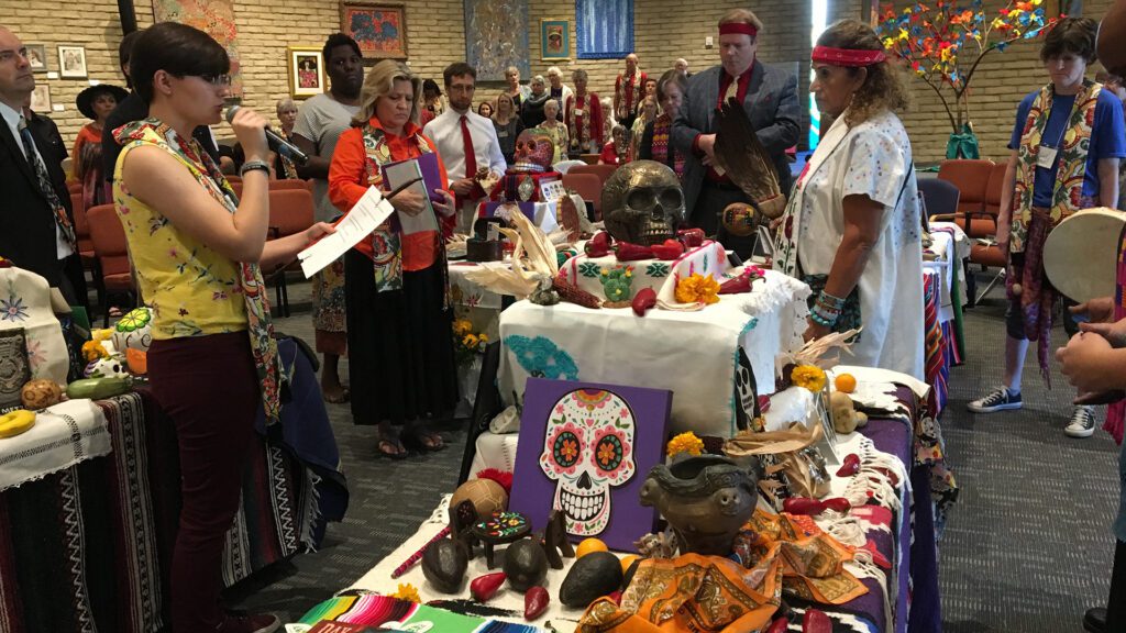Day of the Dead service in the sanctuary